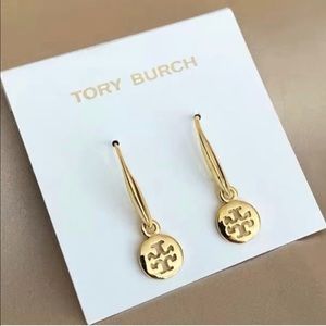 Tory Burch gold hook earrings